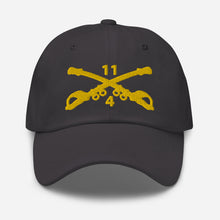 Load image into Gallery viewer, Dad hat - 4th Squadron, 11th Armored Cavalry Regiment Branch wo Txt X 300