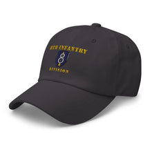 Load image into Gallery viewer, Dad hat - Army - 8th Infantry Division - Hat