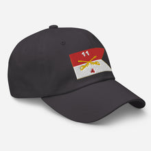 Load image into Gallery viewer, Dad hat - 4th Squadron, 11th Armored Cavalry Regiment - Guidon