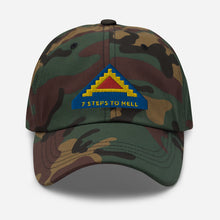 Load image into Gallery viewer, Dad hat - 7th United States Army w 7 Steps to Hell