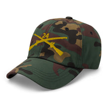 Load image into Gallery viewer, Dad hat - Army - 24th Infantry Regiment Branch wo Txt