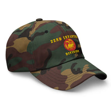 Load image into Gallery viewer, Dad hat - Army - 22nd Infantry Division X 300 - Hat