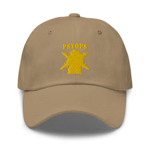Load image into Gallery viewer, Dad hat - Army - PSYOPS w Branch Insignia - Line X 300 - Hat