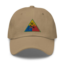 Load image into Gallery viewer, Dad hat - Army - 781st Tank Battalion SSI