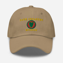 Load image into Gallery viewer, Dad hat - 24th Infantry Division X 300