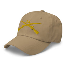 Load image into Gallery viewer, Dad hat - Army - 24th Infantry Regiment Branch wo Txt