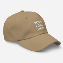 Load image into Gallery viewer, Dad hat - Your Logo Here - Personal Customization