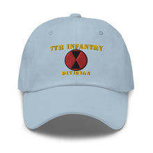 Load image into Gallery viewer, Dad hat - Army - 7th Infantry Division - Hat