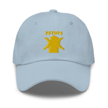 Load image into Gallery viewer, Dad hat - Army - PSYOPS w Branch Insignia - Line X 300 - Hat