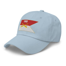 Load image into Gallery viewer, Dad hat - Army - 180th Cavalry Regiment - Guidon