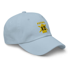 Load image into Gallery viewer, Dad hat - Army - PSYOPS w Branch Insignia - 12th Battalion Numeral - Line X 300 - Hat