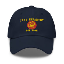 Load image into Gallery viewer, Dad hat - Army - 22nd Infantry Division X 300 - Hat