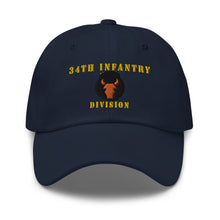 Load image into Gallery viewer, Dad hat - Army - 34th Infantry Division X 300 - Hat