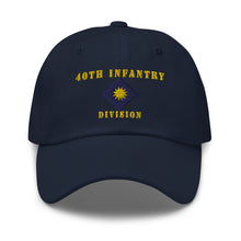Load image into Gallery viewer, Dad hat - Army - 40th Infantry Division X 300 - Hat