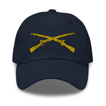 Load image into Gallery viewer, Dad hat - Army - Infantry Branch - Crossed Rifles
