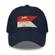 Load image into Gallery viewer, Dad hat - Army - Alpha Troop, 240th Cavalry Regiment - Guidon