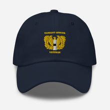 Load image into Gallery viewer, Dad hat - Emblem - Warrant Officer - WO1 - Veteran X 300