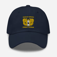 Load image into Gallery viewer, Dad hat - Emblem - Warrant Officer - WO1 - Combat Veteran X 300