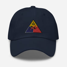 Load image into Gallery viewer, Dad hat - Armor - 1st Battalion, 110th Armor Regiment - SSI wo Txt
