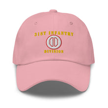 Load image into Gallery viewer, Dad hat - Army - 31st Infantry Division X 300 - Hat