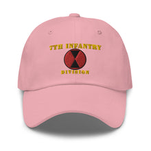 Load image into Gallery viewer, Dad hat - Army - 7th Infantry Division - Hat