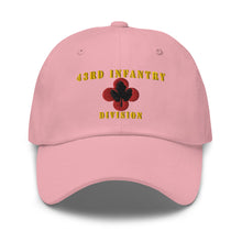 Load image into Gallery viewer, Dad hat - Army - 43rd Infantry Division X 300 - Hat
