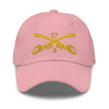 Load image into Gallery viewer, Dad hat - Army - 3rd Squadron 17th Cavalry Regiment Branch wo Txt