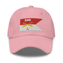 Load image into Gallery viewer, Dad hat - Army - Alpha Troop, 240th Cavalry Regiment - Guidon