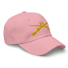 Load image into Gallery viewer, Dad hat - Army - 24th Infantry Regiment Branch wo Txt
