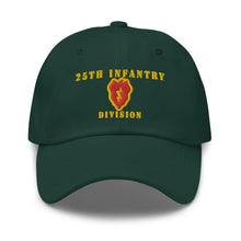 Load image into Gallery viewer, Dad hat - Army - 25th Infantry Division X 300 - Hat