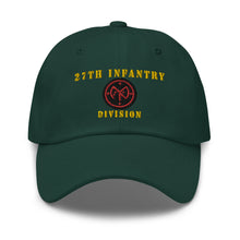 Load image into Gallery viewer, Dad hat - Army - 27th Infantry Division X 300 - Hat
