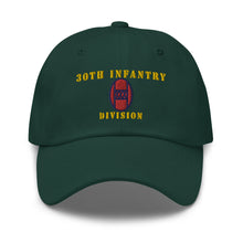 Load image into Gallery viewer, Dad hat - Army - 30th Infantry Division X 300 - Hat