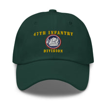 Load image into Gallery viewer, Dad hat - Army - 47th Infantry Division X 300 - Hat