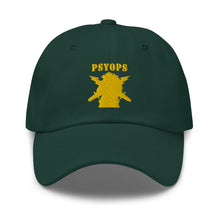Load image into Gallery viewer, Dad hat - Army - PSYOPS w Branch Insignia - Line X 300 - Hat