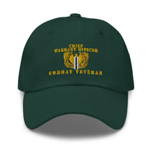 Load image into Gallery viewer, Dad hat - Army - Chief Warrant Officer 5 - CW5 - Combat Veteran - Line