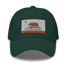 Load image into Gallery viewer, Dad hat - Flag - California