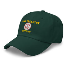 Load image into Gallery viewer, Dad hat - Army - 31st Infantry Division X 300 - Hat