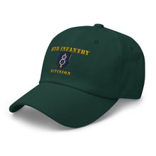 Load image into Gallery viewer, Dad hat - Army - 8th Infantry Division - Hat