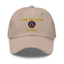 Load image into Gallery viewer, Dad hat - Army - 19th Infantry Division X 300 - Hat