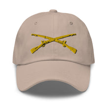 Load image into Gallery viewer, Dad hat - Army - Infantry Branch - Crossed Rifles