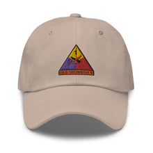 Load image into Gallery viewer, Dad hat - Army - 1st Armored - Old Ironsides wo Txt