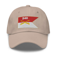 Load image into Gallery viewer, Dad hat - Army - 240th Cavalry Regiment - Guidon