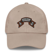 Load image into Gallery viewer, Dad hat - SSI - B Co 75th Infantry (Ranger) Scroll X 300