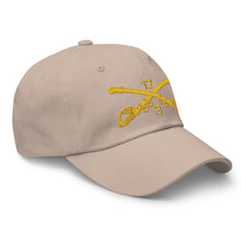 Load image into Gallery viewer, Dad hat - Army - 3rd Squadron 17th Cavalry Regiment Branch wo Txt