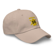 Load image into Gallery viewer, Dad hat - Army - PSYOPS w Branch Insignia - 10th Battalion Numeral - Line X 300 - Hat
