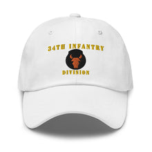 Load image into Gallery viewer, Dad hat - Army - 34th Infantry Division X 300 - Hat