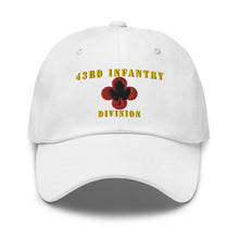 Load image into Gallery viewer, Dad hat - Army - 43rd Infantry Division X 300 - Hat