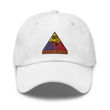Load image into Gallery viewer, Dad hat - Army - 50th Armored Division - Jersey Blues wo Txt