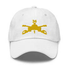 Load image into Gallery viewer, Dad hat - Army - 1st Bn 34th Armor - Armor Branch wo Txt