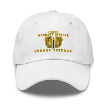 Load image into Gallery viewer, Dad hat - Army - Chief Warrant Officer 5 - CW5 - Combat Veteran - Line